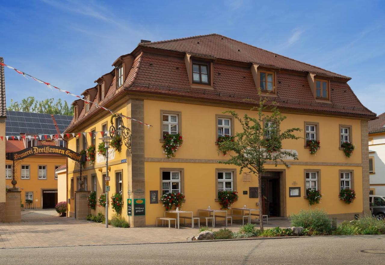 Hotel & Brauereigasthof Drei Kronen Memmelsdorf Exteriör bild